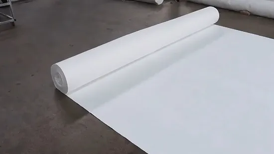 Proveedor chino de tela geotextil no tejida compuesta de drenaje de geosintéticos buen precio