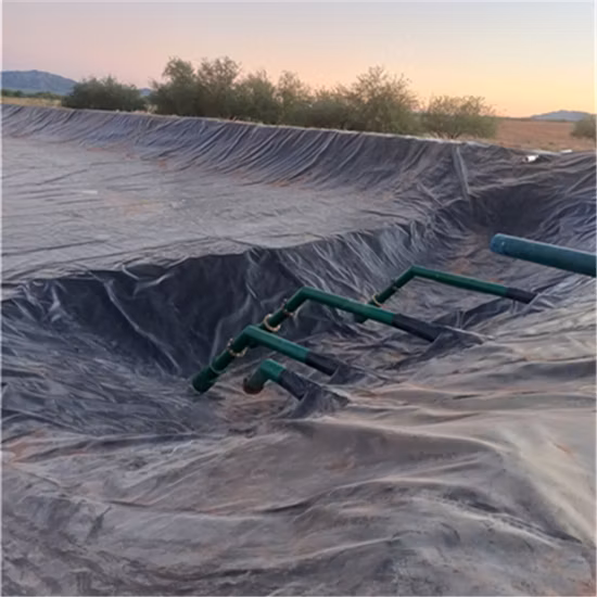 Geomembrana impermeable del HDPE de la protección del medio ambiente del campo cubierto de basura