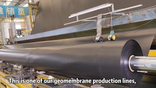 Revestimiento para estanque agrícola Geomembrana impermeable de alta calidad de 0,5 mm y 0,75 mm